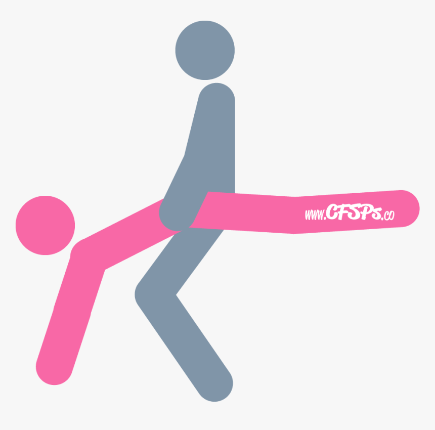 An Illustration Of The Bringing Up The Rear Sex Position - Graphic Design, HD Png Download
