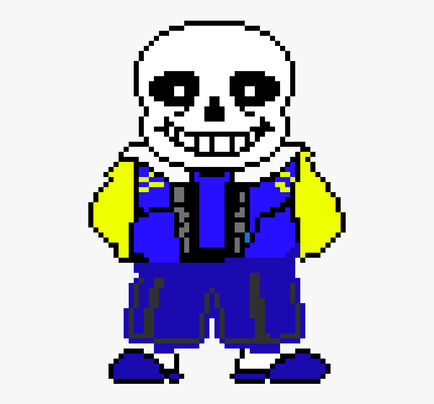 Sans Colored Battle Sprite, HD Png Download