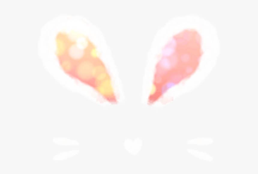 #cute #rabbit #ears #pink #freetoedit #rabbit #love - Butterfly, HD Png Download