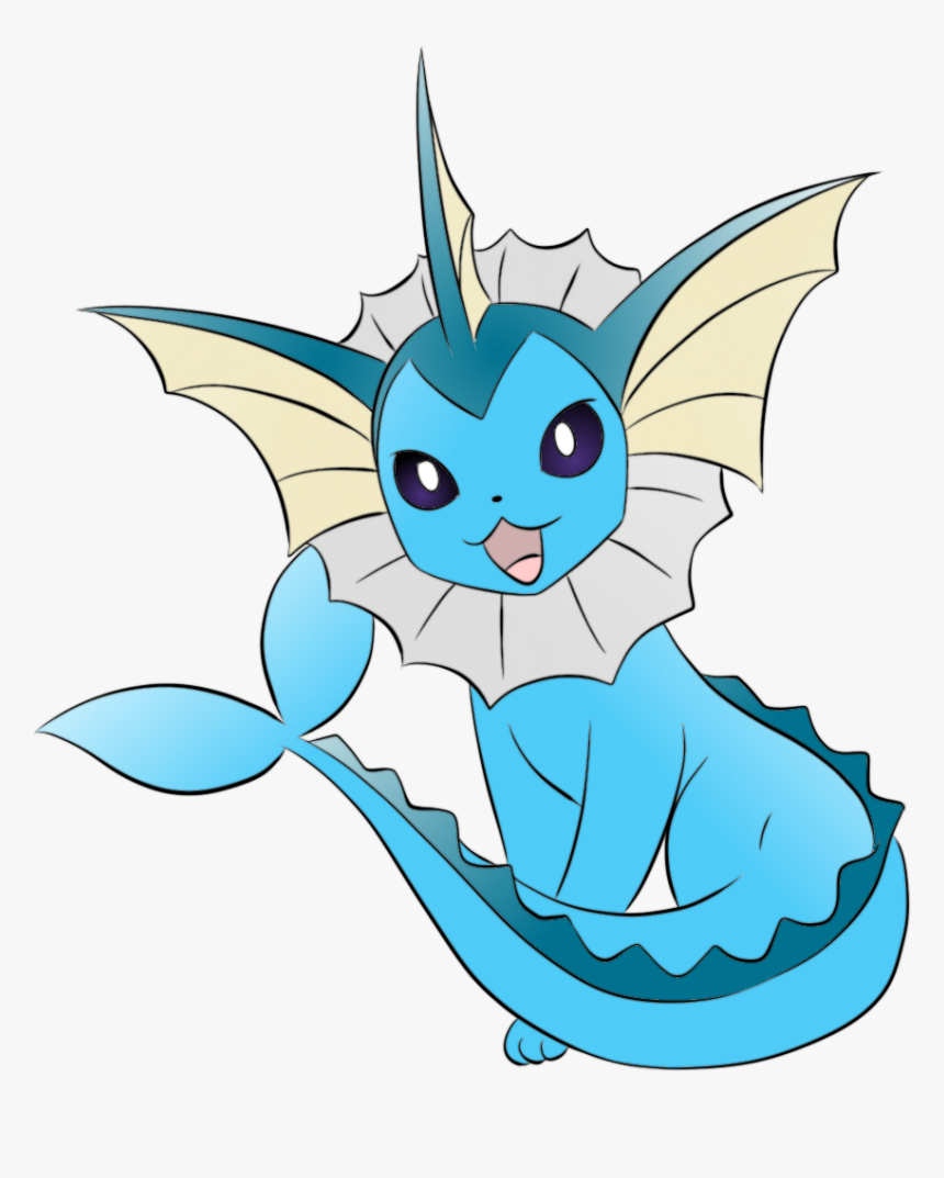 Vaporeon Pokemon Eevee Evolution, HD Png Download
