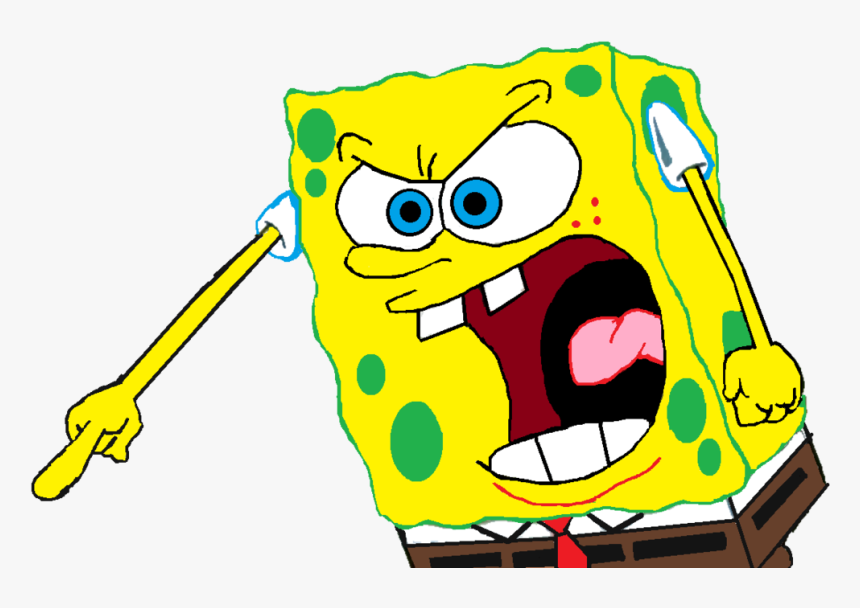 Bob Esponja Enojado, HD Png Download