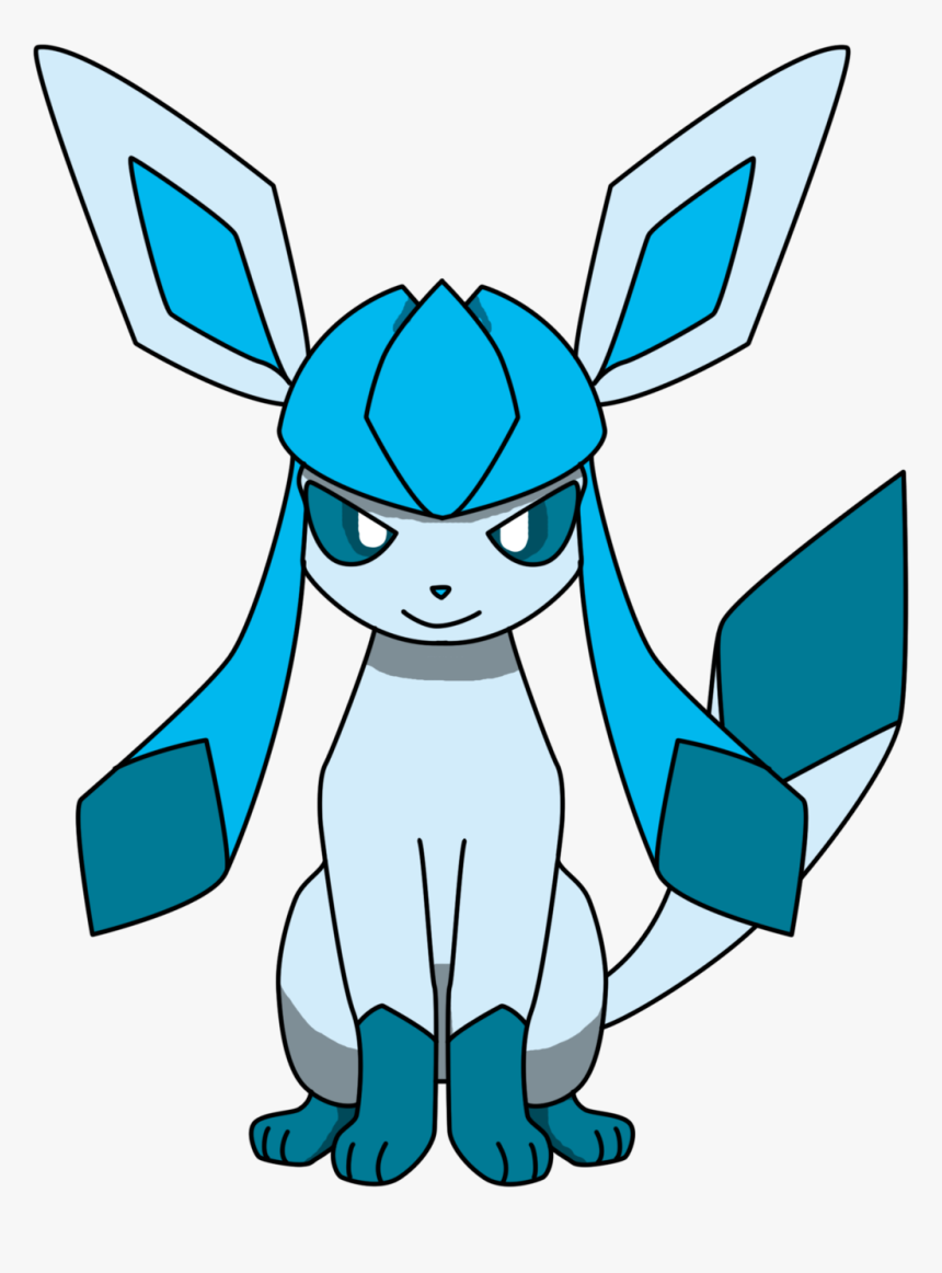 Sitting Png By Proteusiii - Pokemon Glaceon Png, Transparent Png