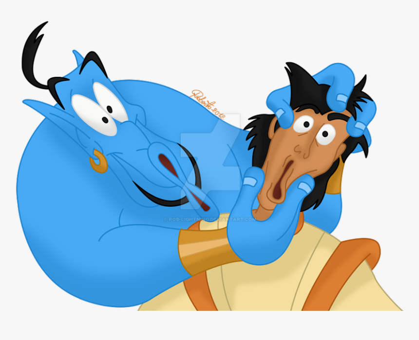 Aladdin Genie Deviantart, HD Png Download