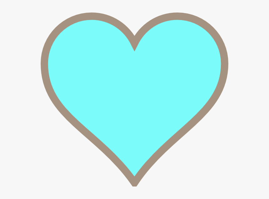 Turquoise Heart Clipart Jpg Transparent Library Think - Turquoise Heart Clipart, HD Png Download