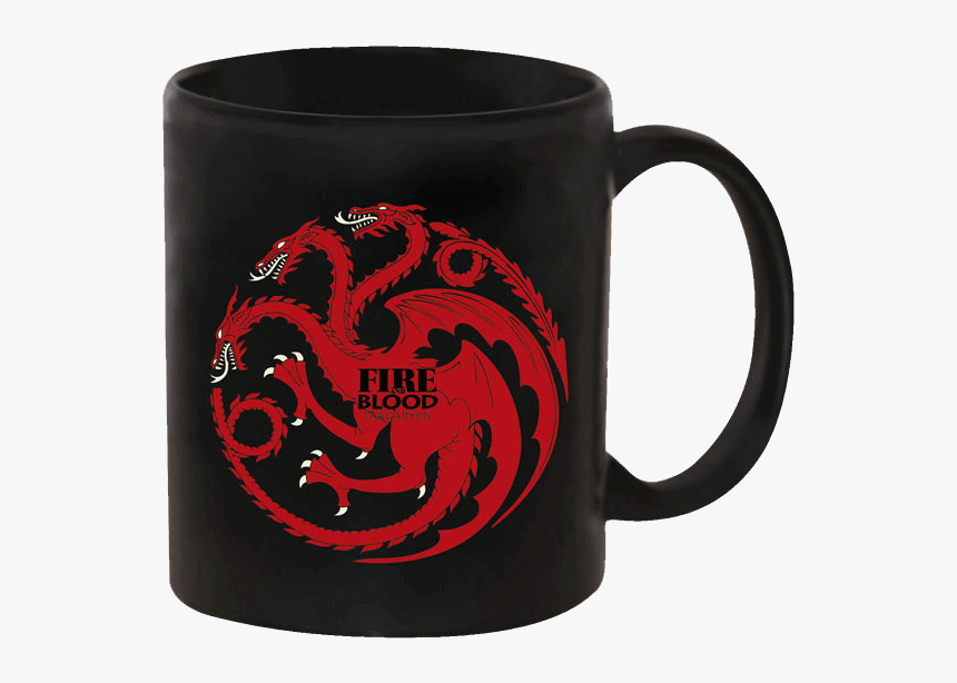 Game Of Thrones Targaryen Mug - Daenerys Targaryen Dragon Fanart, HD Png Download