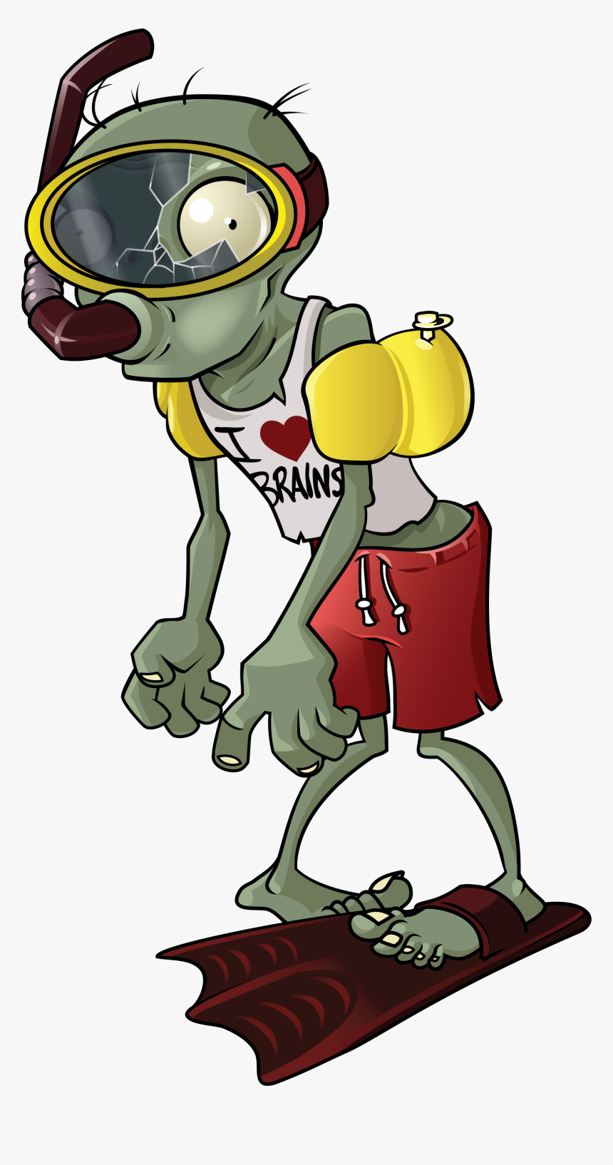 How Nk Retrieved The Dead Dragon Under The Lake - Plants Vs Zombies Png Zombies, Transparent Png