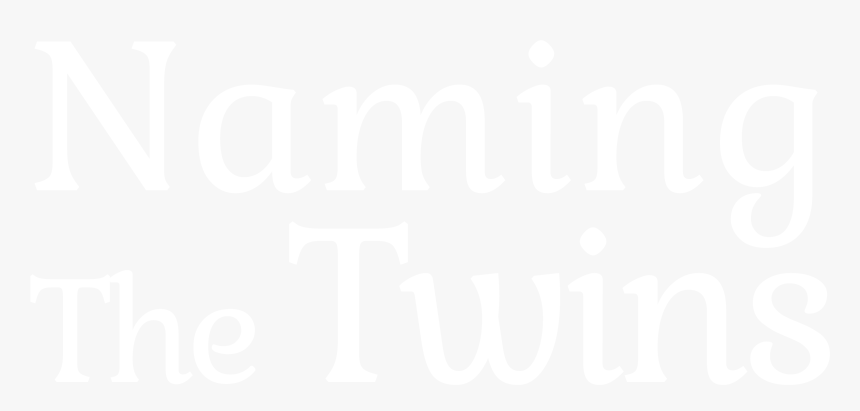 Naming The Twins - Calligraphy, HD Png Download