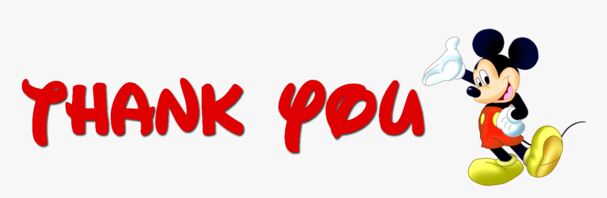 Disneyland Clipart Thank You, Disneyland Thank You - Coquelicot, HD Png Download