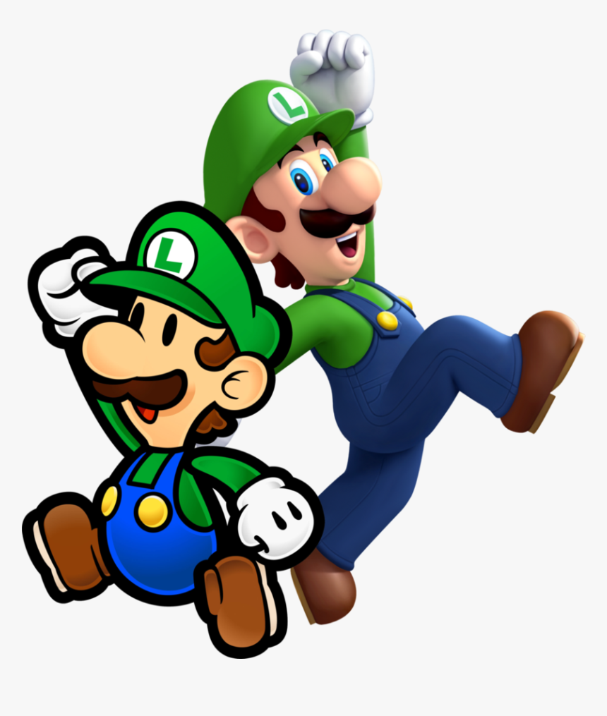 Paper Mario And Luigi, HD Png Download