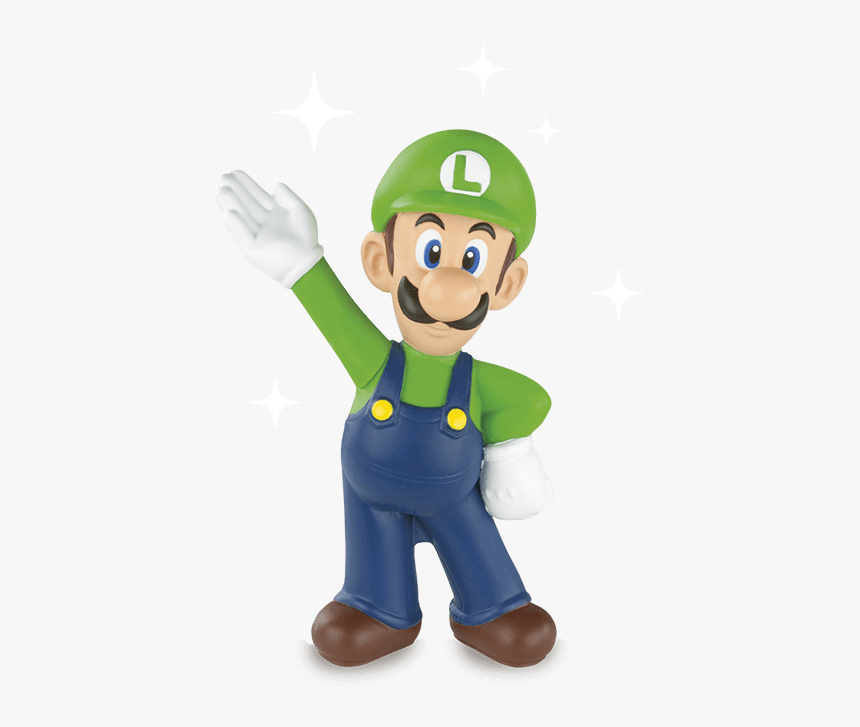 Juguetes De Super Mario - Mcdonalds Luigi, HD Png Download