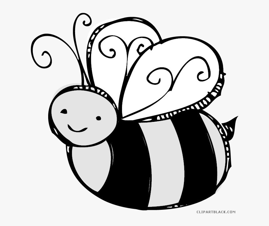 Bee With Flower Clipart Black And White Free Library - Cursive Letter A Poster, HD Png Download