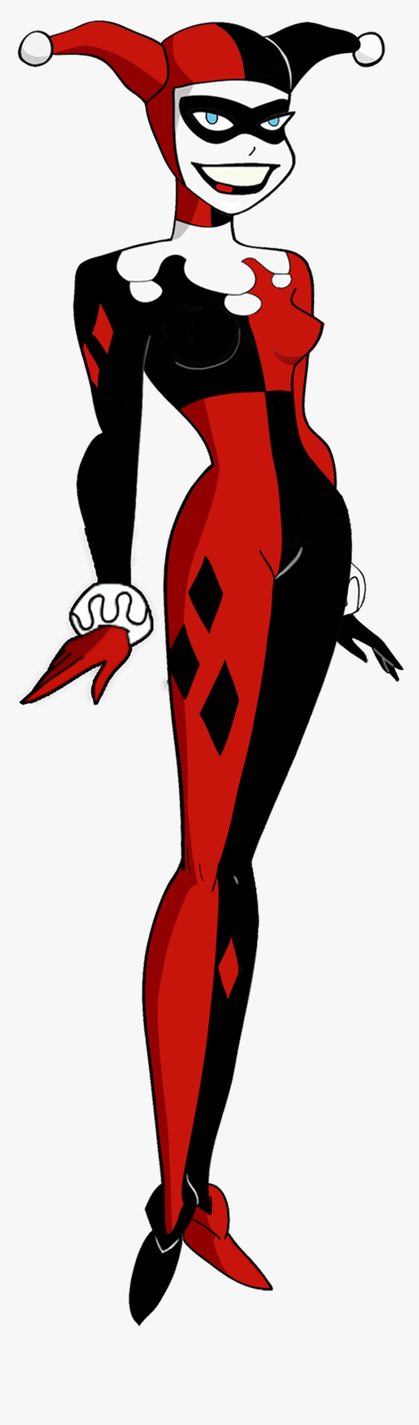 By Dawidarte On Deviantart - Original Harley Quinn Cartoon, HD Png Download