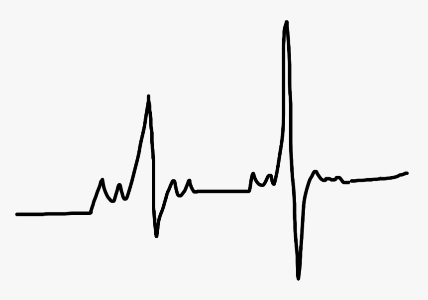 #heartbeat #heartbeatstickers #ftestickers #fteblackandwhite - Line Art, HD Png Download