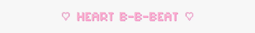 #heartbeat #pink #text #message #soft #cute #edit #kawaii - Sleeve, HD Png Download