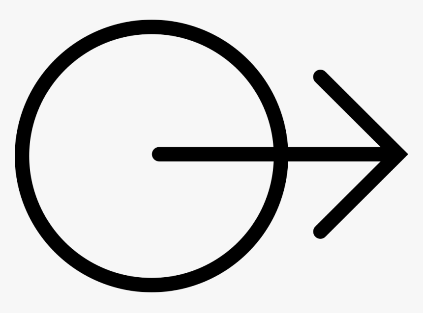 Right Arrow From A Circle - Icon, HD Png Download