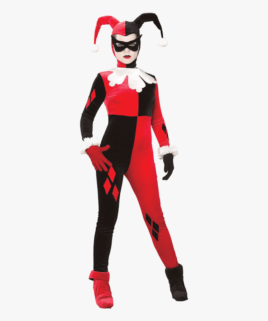 Harley Quinn Costume Cartoon, HD Png Download