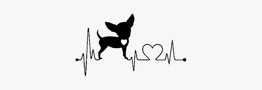 #chihuahuaheart #heartbeat #dog #chihuahua#freetoedit, HD Png Download