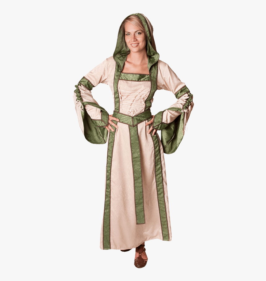 Ladies Hooded Nobility Gown - Costume, HD Png Download