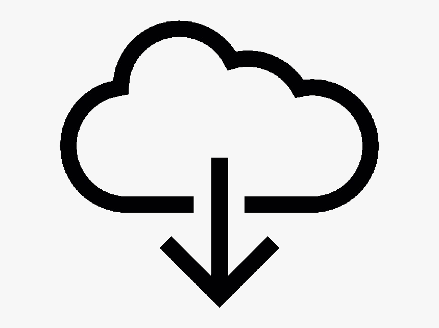 Cloud Download Icon, HD Png Download
