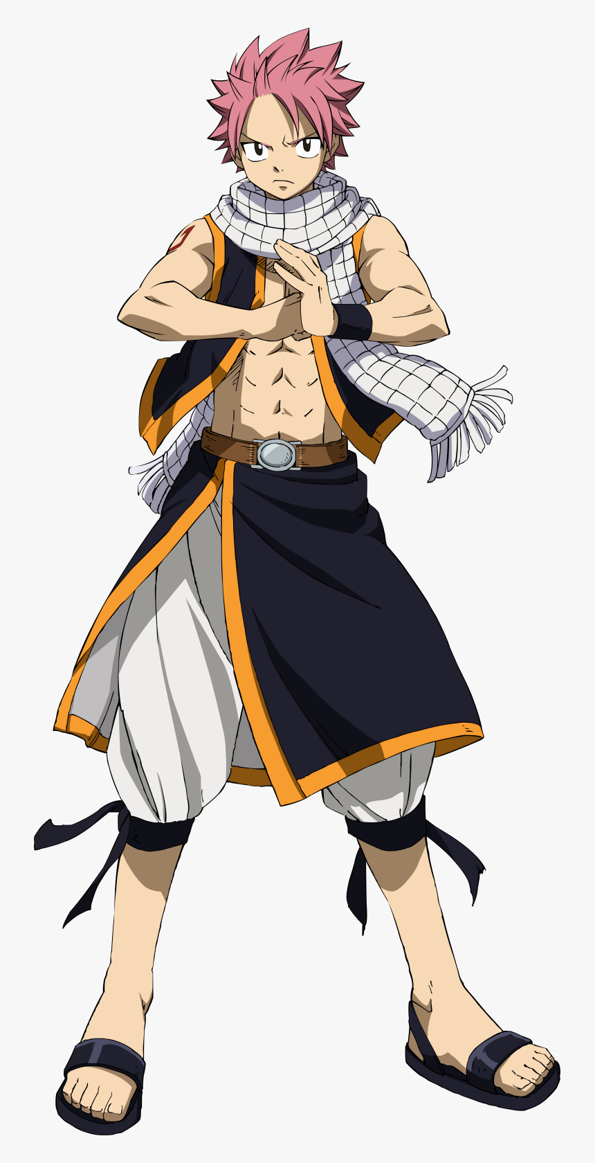 Fairy Tail Natsu Dragneel Cosplay Costume , Png Download - Fairy Tail Natsu Outfit, Transparent Png