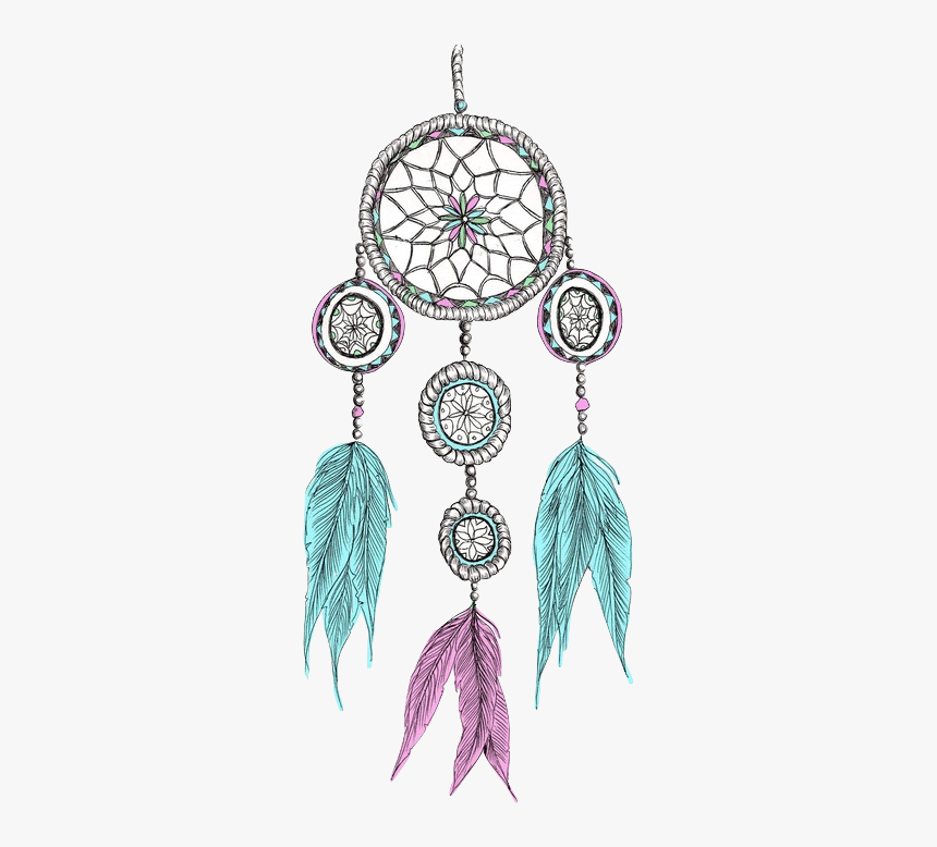 Colorful, Colourful, And Dream Catcher Image - Filtro Dos Sonhos Desenho, HD Png Download