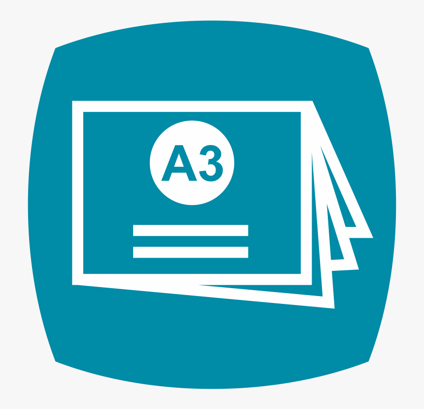 Folded Flyer A3 - Circle, HD Png Download