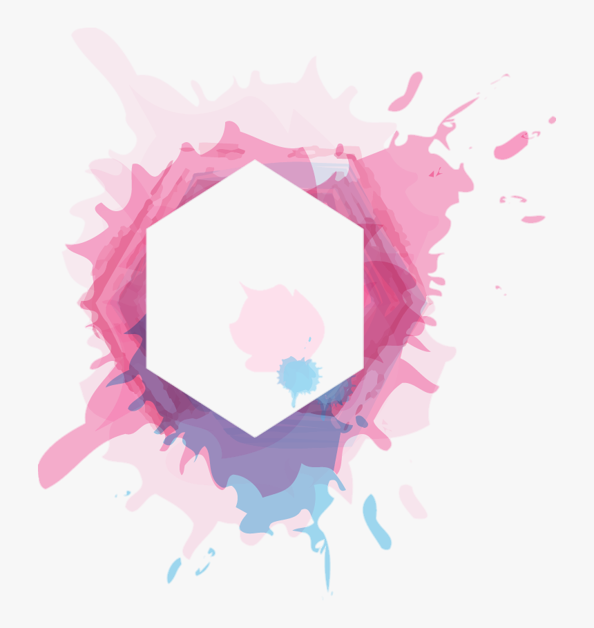 #paint #paintsplatter #splatter #paintsplash #splash - Watercolor Splash Circle Background, HD Png Download