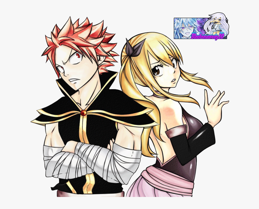 Lucy And Natsu Art, HD Png Download