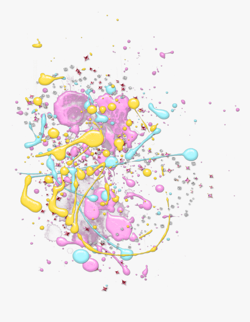 #mq #pastel #paint #paints #splash #colorful - Illustration, HD Png Download