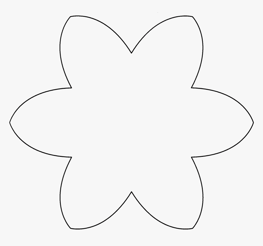 Star Templates To Print - Line Art, HD Png Download