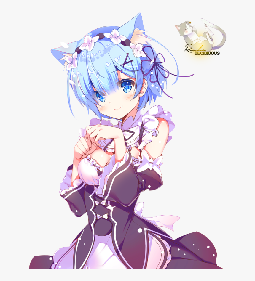 Rem Re Zero Kawaii, HD Png Download