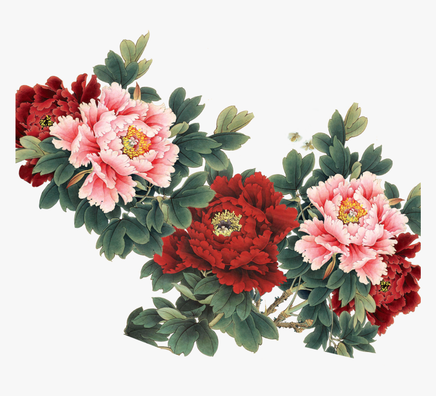 Free Flowers Pictures Download Png Transparent Moutan - Peony Flower Filter Png, Png Download