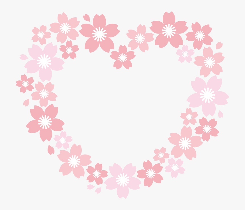 Transparent Wreath Cherry Blossom, HD Png Download