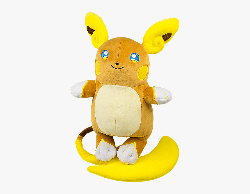 Pokemon Alolan Raichu Plush, HD Png Download