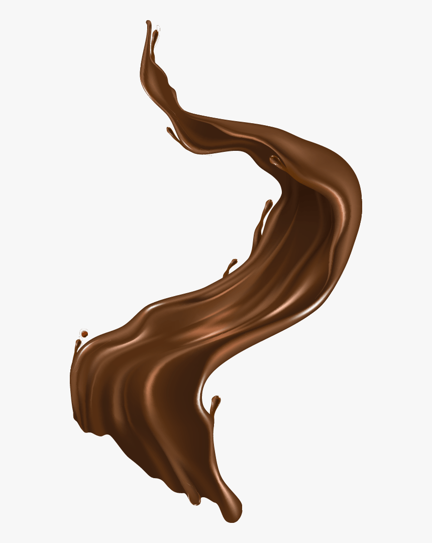 Brigadeiro De Pote Com Chocolate - Chocolate Syrup Vector Png, Transparent Png