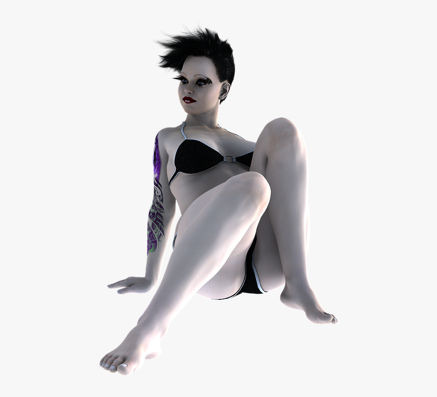 Transparent Tattoo Girl Png - Photo Shoot, Png Download