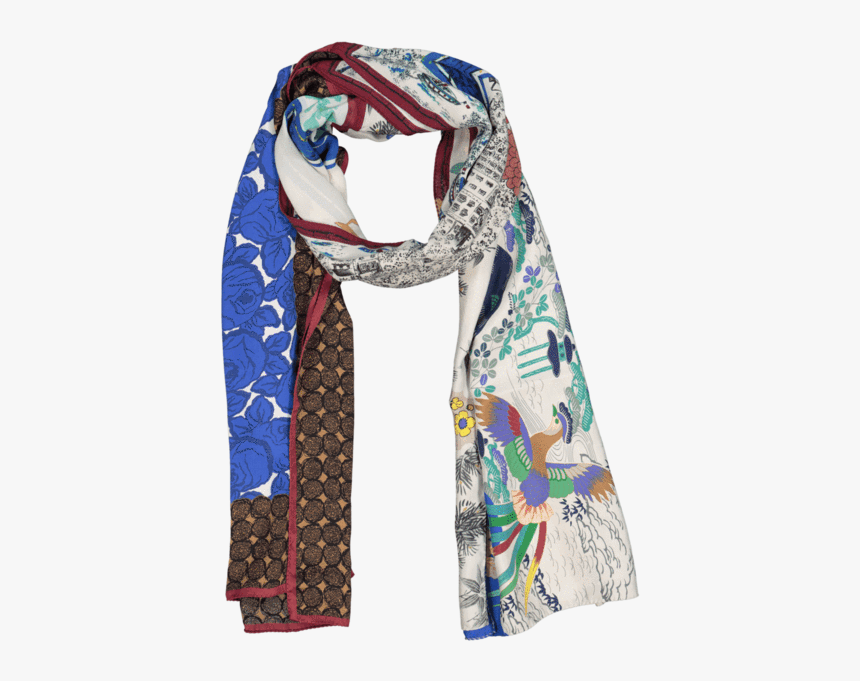 Mantero Blossom Journey - Scarf, HD Png Download