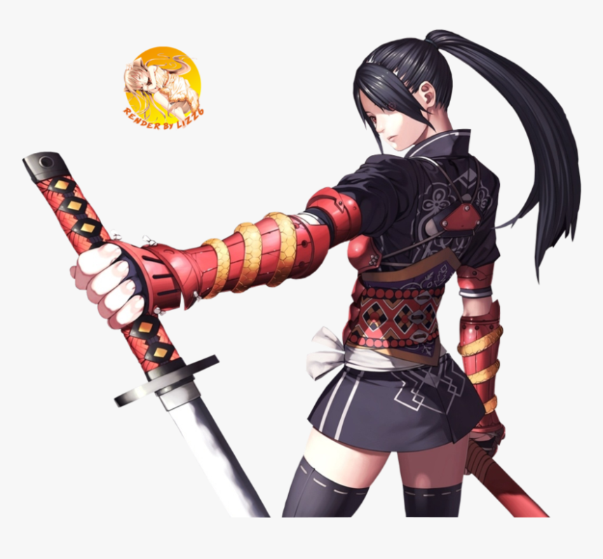 Render Girl By - Anime Ninja Girl, HD Png Download