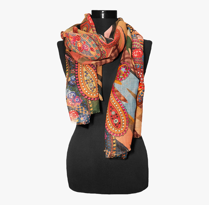Silk Pasmina Shawl - Scarf, HD Png Download