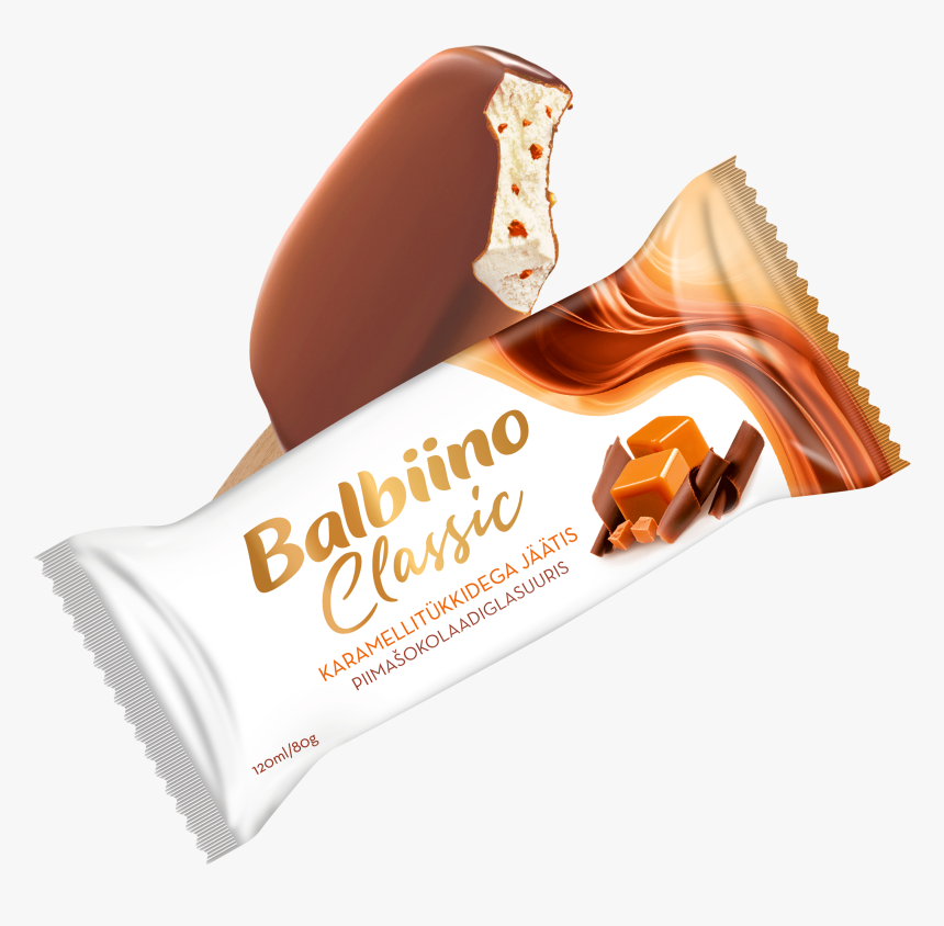 Karamellitükkidega Jäätis, HD Png Download