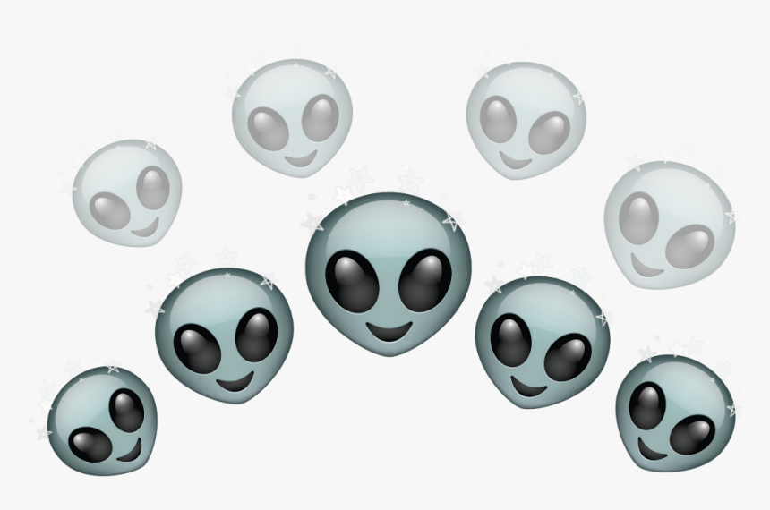 #ufo #emoji #crown #heart #star #heartcrown #starcrown - Венок Пнг С Эмодзи, HD Png Download