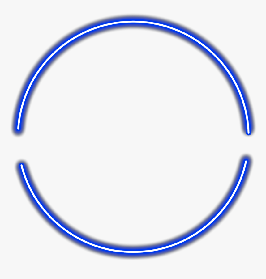 #freetoedit #blue #hue #multiply #effects #blue #neon - Circle, HD Png Download