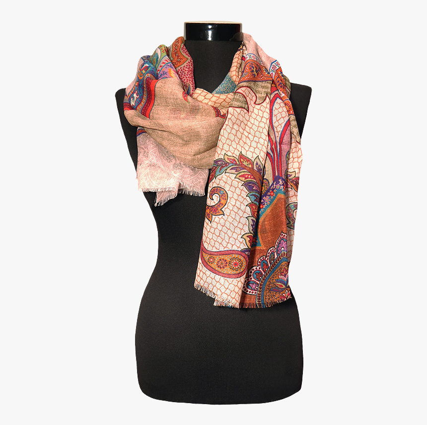 Silk Pasmina Shawl - Scarf, HD Png Download