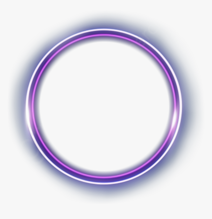 #neon #blue #halo #portal #circle #head #crown #emoji - Illustration, HD Png Download
