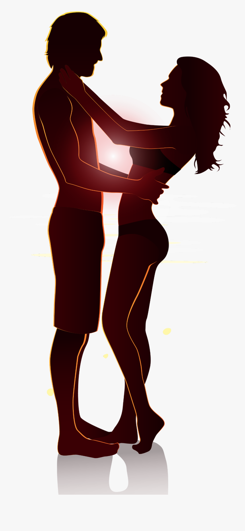 #mq #love #couple #romance #romantic #silhouette - Shukra Vallabh Ras Baidyanath Price, HD Png Download