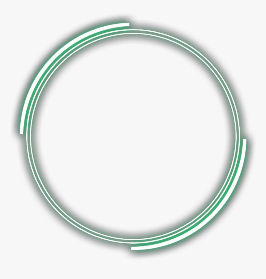 #green #blue #flot #hole #daire #mavi #neon #circle - Circle, HD Png Download