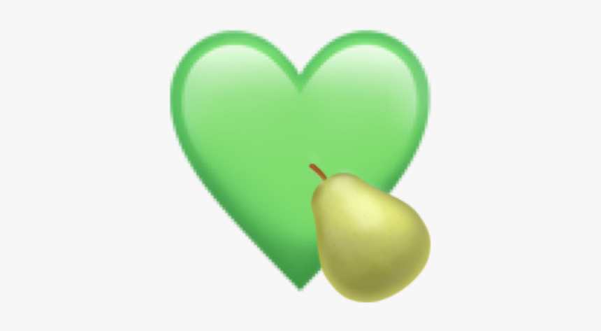 Green Emoji - Heart, HD Png Download