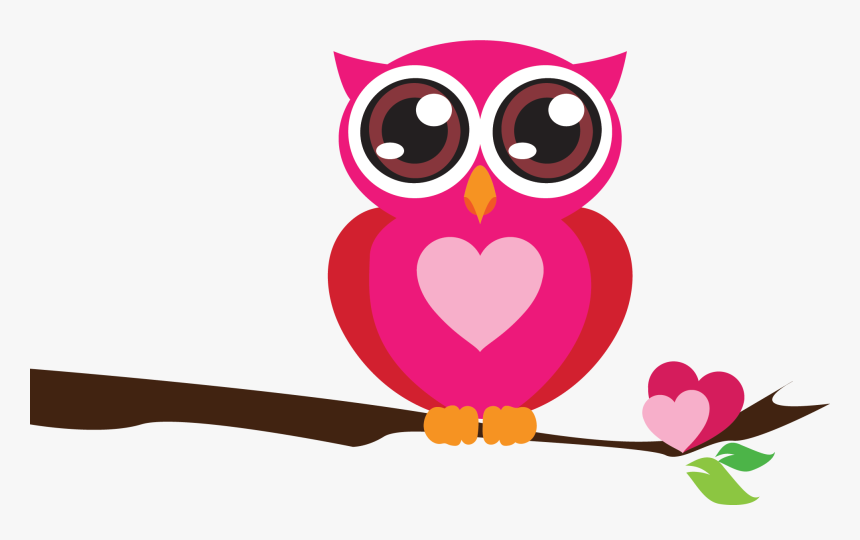 Big Eye Cartoon Owl, HD Png Download