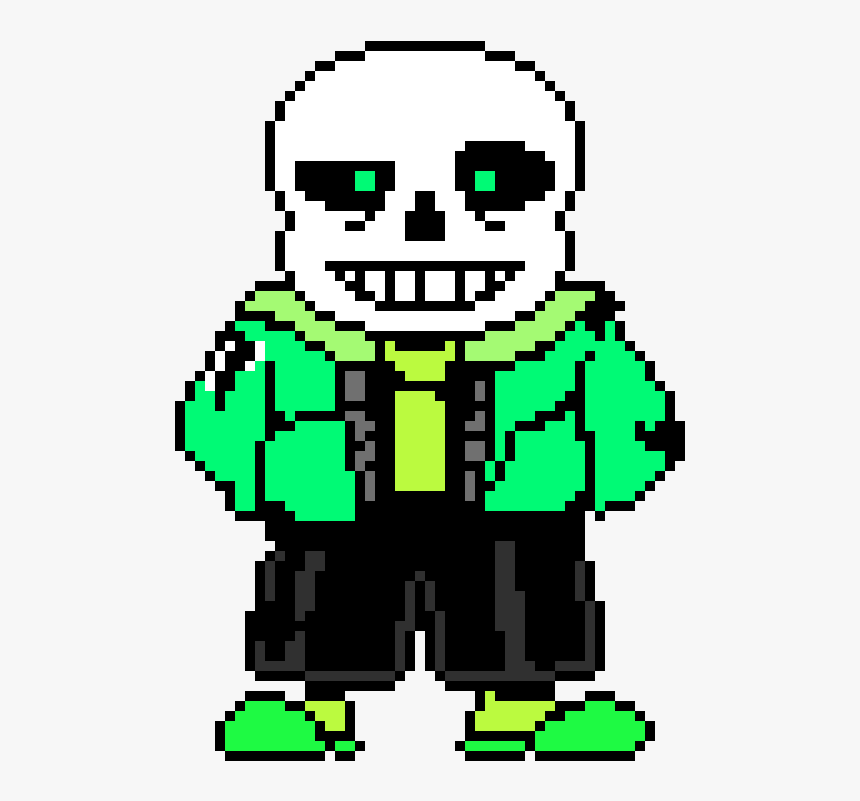 Sans Colored Battle Sprite, HD Png Download
