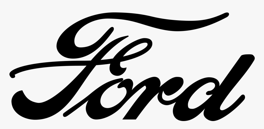 Ford Black And White Logo, HD Png Download